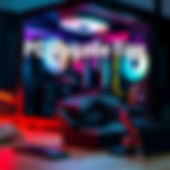 PC Upgrade Components A person assembling a computer with new parts like a graphics card and RAM on a desk