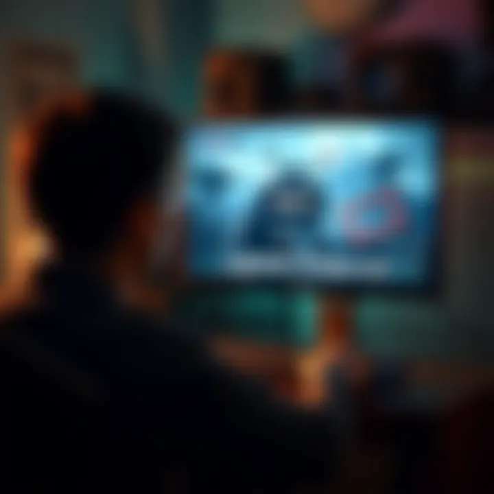 A focused PC gamer is playing Nioh 3, showing a locked framerate display on the screen, with game graphics clearly visible and a gaming setup in the background.