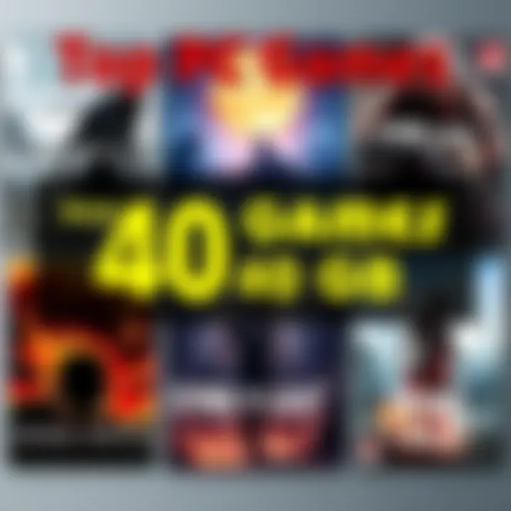 A selection of popular PC game covers including Dark Souls and Dying Light, showcasing diverse genres for budget-friendly players.