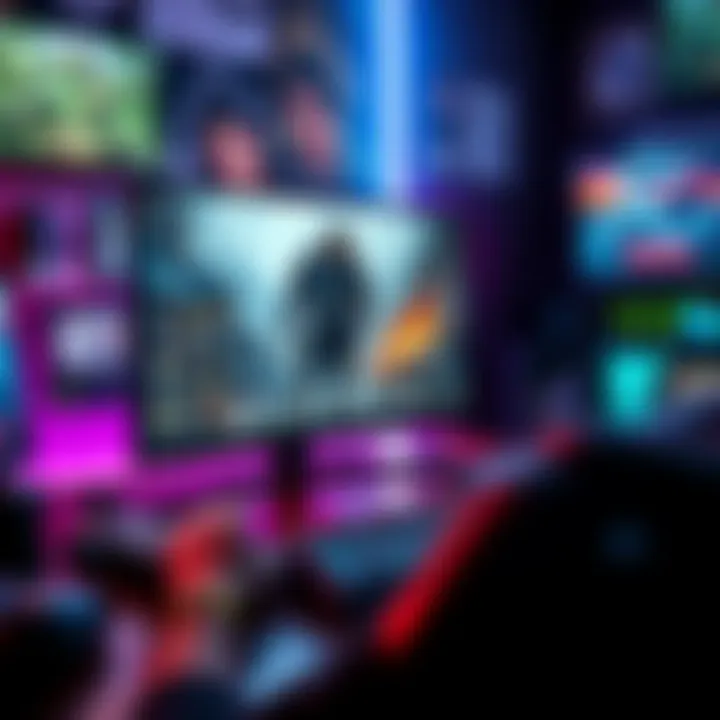 A computer screen displaying a Bungie game being emulated on PC with gaming accessories in view.