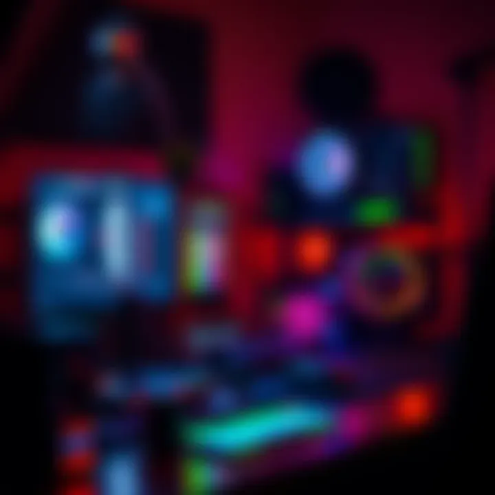 A gamer customizing their PC setup with various mods for a better gaming experience