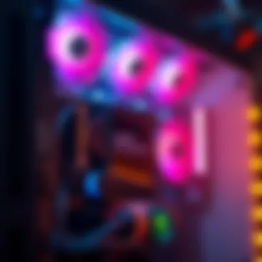 A close-up of a modern computer with upgraded hardware components visible, such as RAM and graphics card, showcasing its potential for 2026 performance standards.