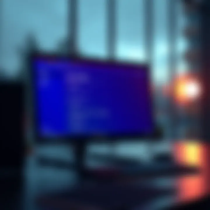 A computer screen displaying silent mode settings with a quiet environment background