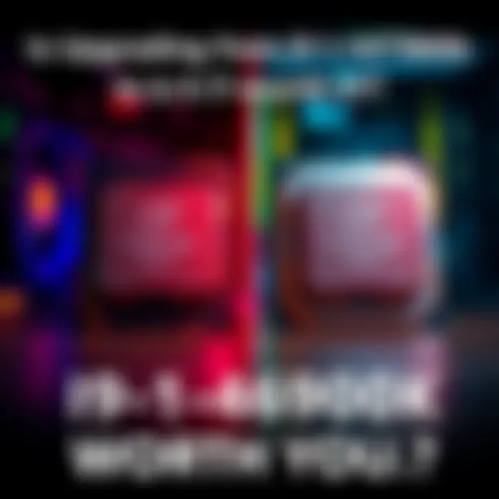 A side-by-side comparison of an i9-10850k processor and an i7-14700k processor with DDR5 RAM modules