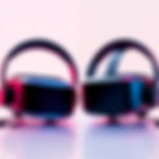 A side-by-side view of a 256GB headset with an ergonomic kit and a 1TB model, highlighting features and design differences.