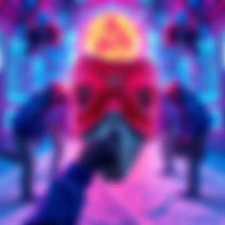 A vibrant visual montage featuring graphics and animations that sync with the song 'Mirage' by Creepy Nuts, showcasing energetic beats and colors.