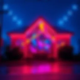 Peakathon Music Edit Cover Cover art featuring a vibrant and colorful design related to the song 'I Really Wanna Stay At Your House' by Peakathon