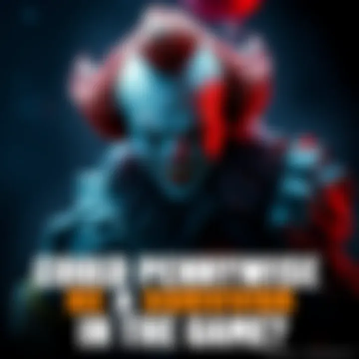 A visual representation of Pennywise the clown in a dark game environment, hinting at survival themes