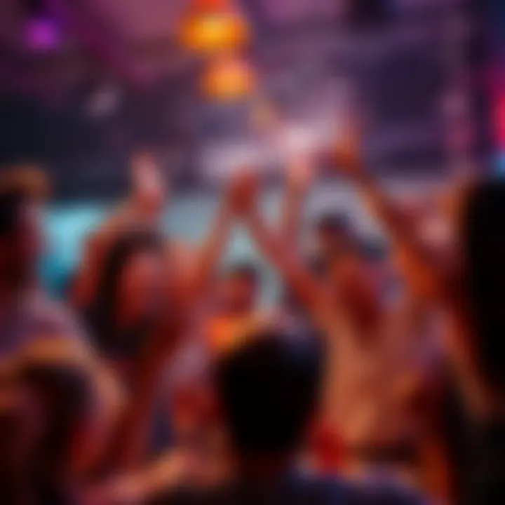 People Celebrating Weekly Challenges A group of excited people discussing and brainstorming ideas for fun weekly challenges, showing enthusiasm and creativity.