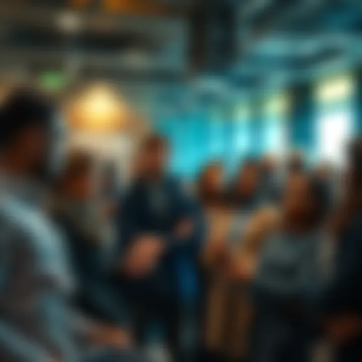 People Communicating Respectfully A group of people from different backgrounds engaged in a respectful conversation, showing understanding and connection.