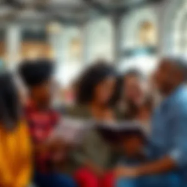 A group of diverse people sharing stories and laughing together, showcasing the importance of relatability in modern life.