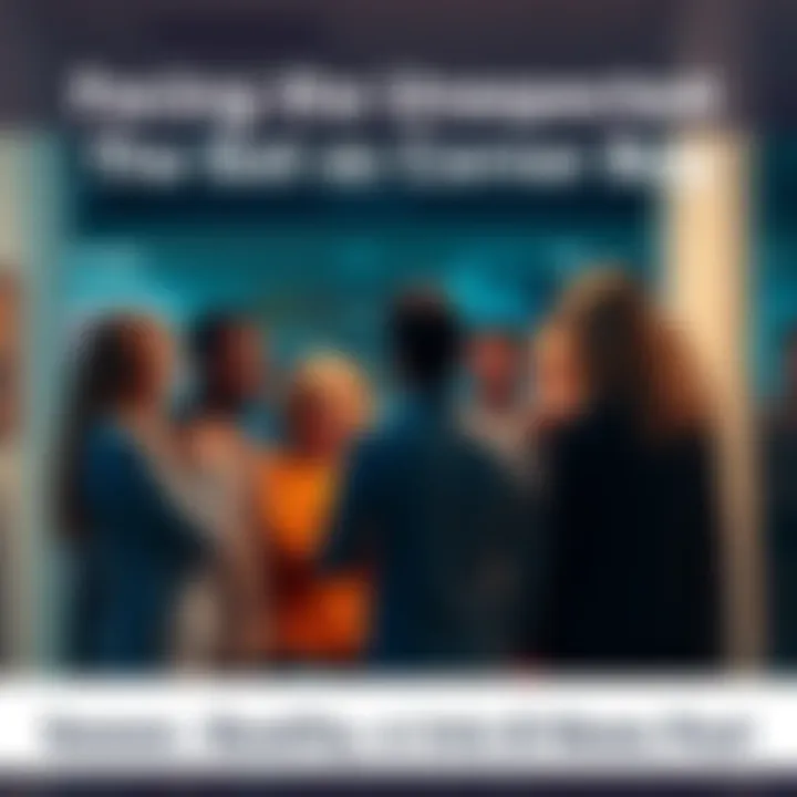 A group of people engaged in conversation about the new bug, showing frustration and collaboration.