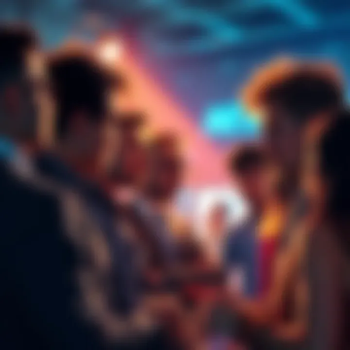 People Discuss Current Events Group of people engaged in conversation about current events