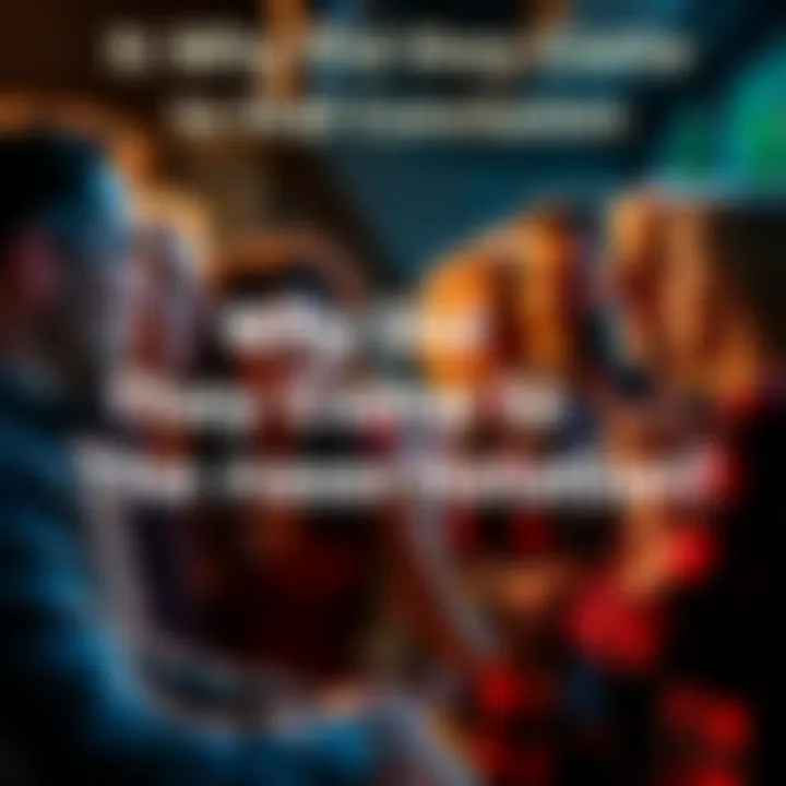 A group of people in a lively discussion about recent decisions and their reasoning, showing a mix of expressions from confusion to curiosity.