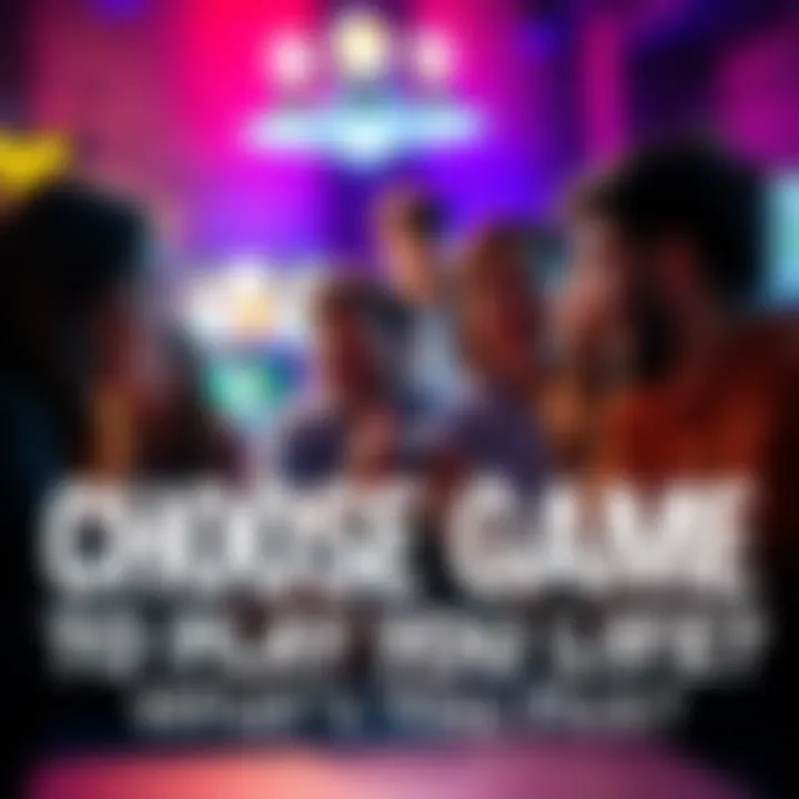 A group of friends engaged in a lively discussion about their favorite games, each expressing their choice for a game to play for life.