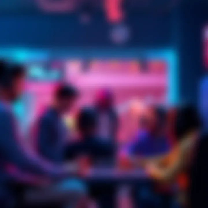 Group of gamers chatting about Mili tags on a Discord-like platform