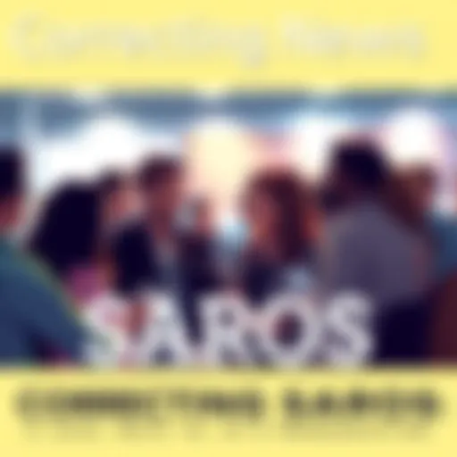 A group of people engaged in a lively conversation about how to pronounce Saros correctly
