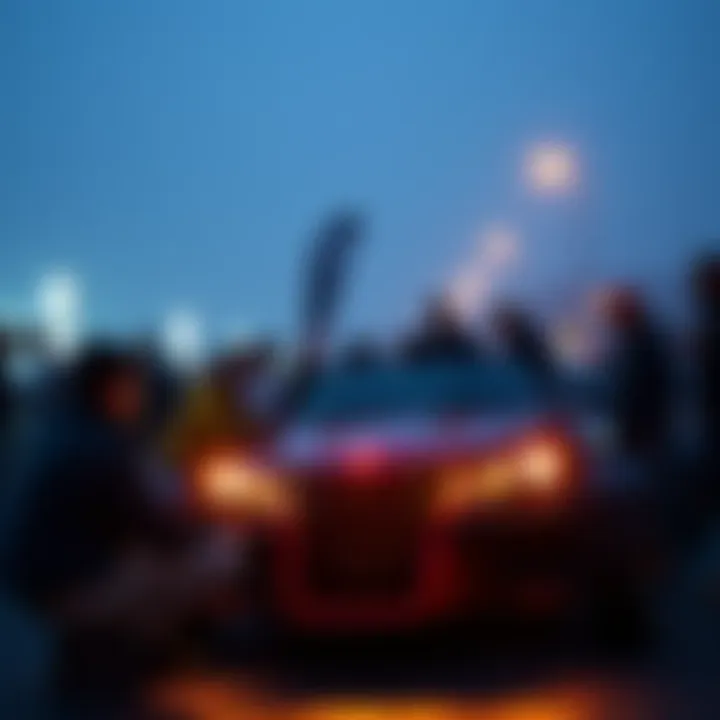 A group of people gathered around a Prowler, sharing experiences and opinions about its recent decline in popularity.