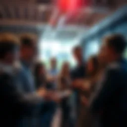 A group of people sharing ideas and solutions in a lively conversation