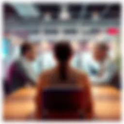 A group of people engaged in a discussion at a table, raising awareness about a significant issue