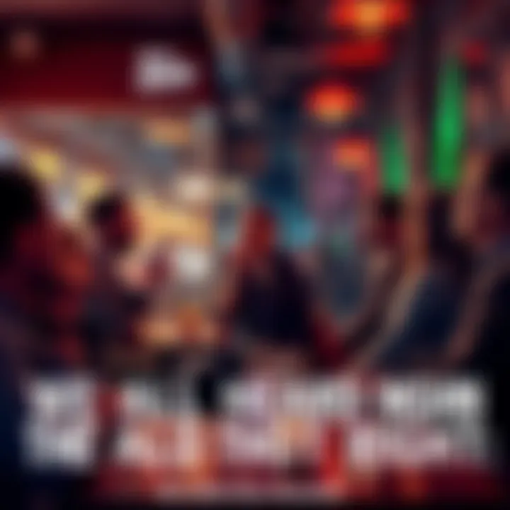 A group of people engaged in lively discussion about a hot topic at a cafe