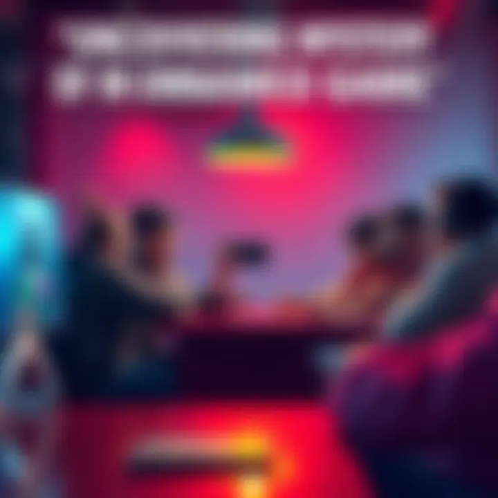 Several people gathered around a table, sharing their thoughts and guesses about an unidentified video game