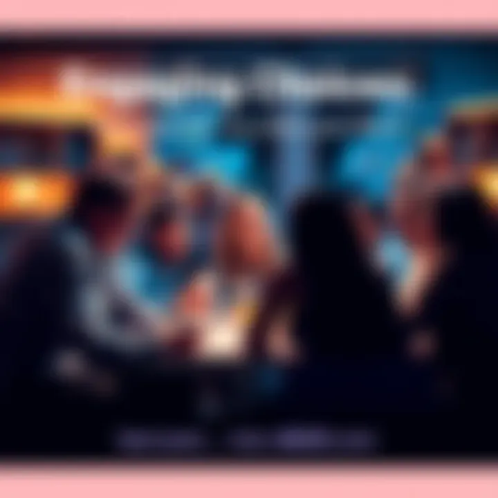 A group of people sitting around a table, sharing opinions and discussing choices with enthusiasm