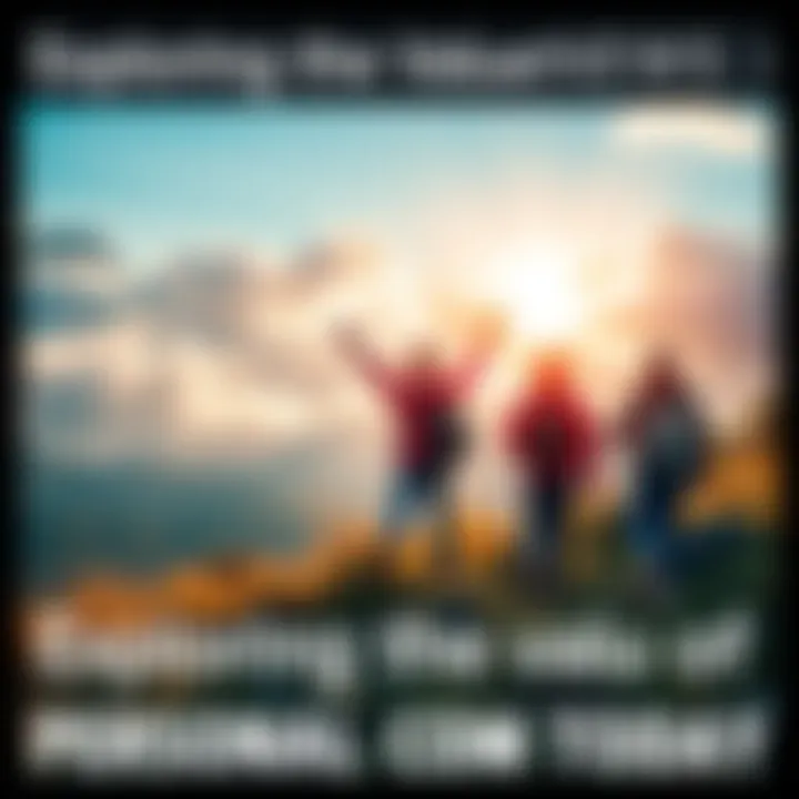 A group of people hiking in a scenic area, embracing their freedom and exploring the outdoors.