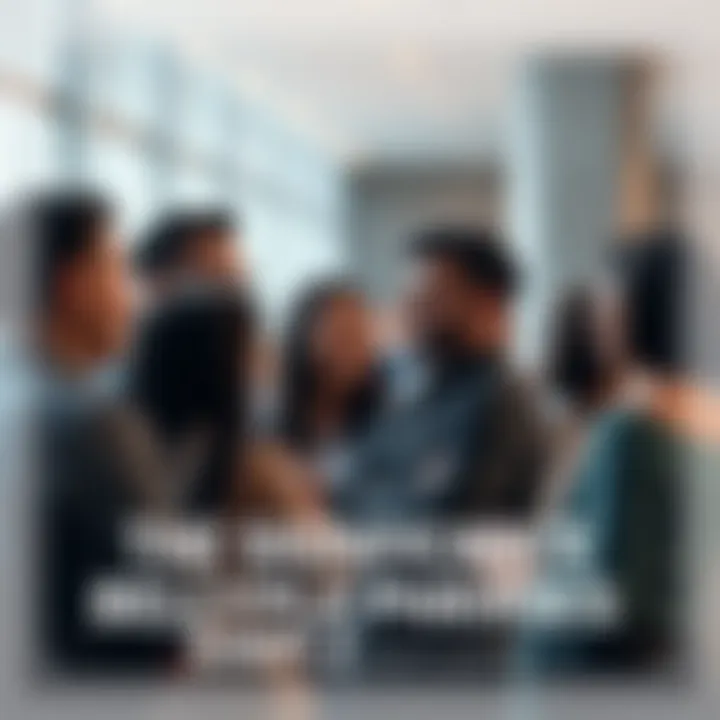 A group of people engaged in a conversation, sharing simple phrases and expressions that highlight communication