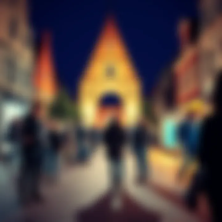 A group of people in Ansbach sharing thoughts and perspectives in a public space.