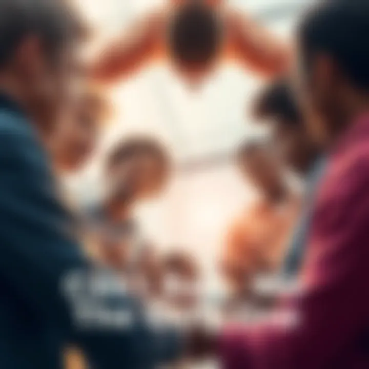 A diverse group of people in a circle, engaging in discussion, symbolizing shared thoughts and empathy.