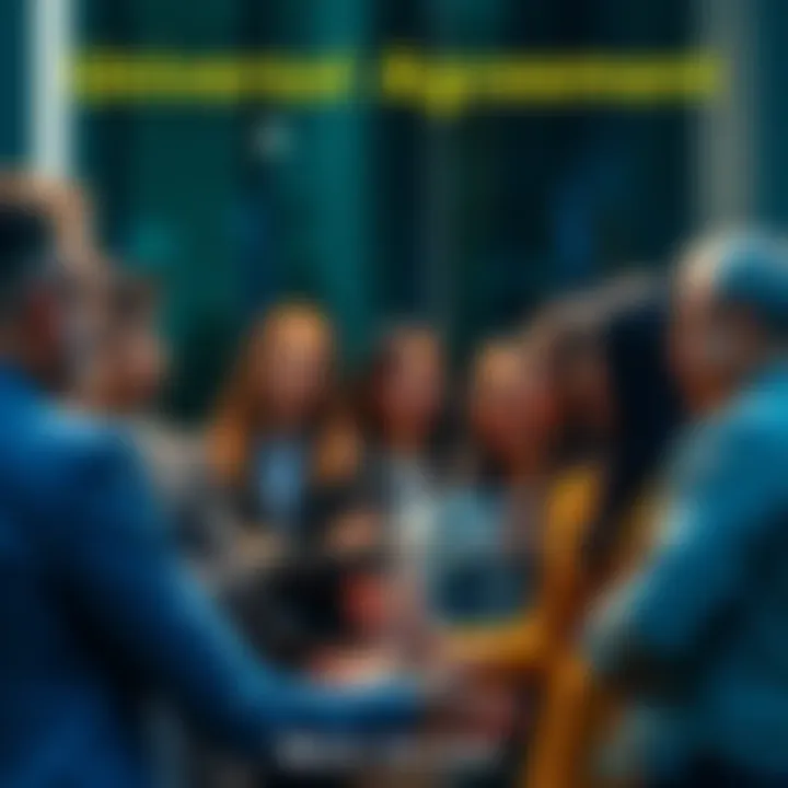 People coming together A diverse group of people engaging in a discussion, symbolizing unity and shared perspectives.