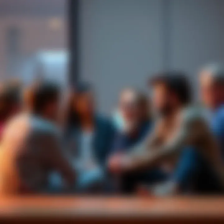A group of people sitting together, sharing their thoughts on personal achievements and self-worth.