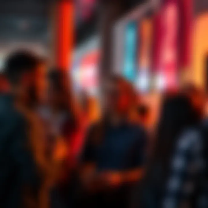 A group of people talking about the recent change in branding without the number, showing mixed reactions