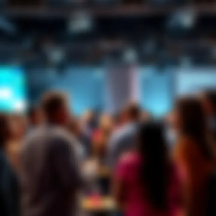 A group of people engaged in a lively debate about recent complaints in a public forum.