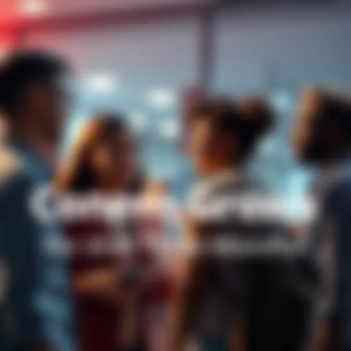 Group of people sharing their feelings about future challenges