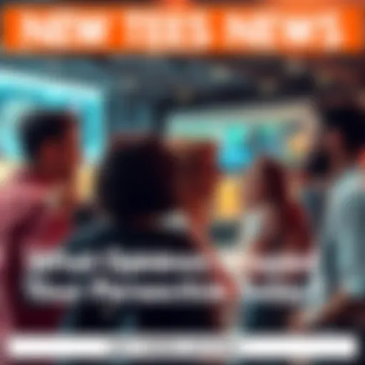 People discussing opinions A group of people engaged in a lively discussion about different opinions in a public space