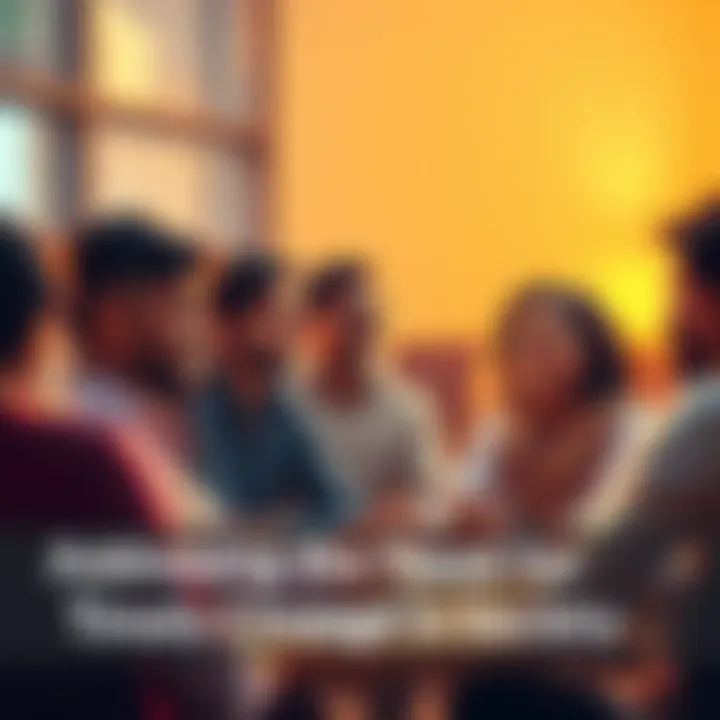 A diverse group of people engaged in a discussion about social reforms, highlighting the need for change in society.