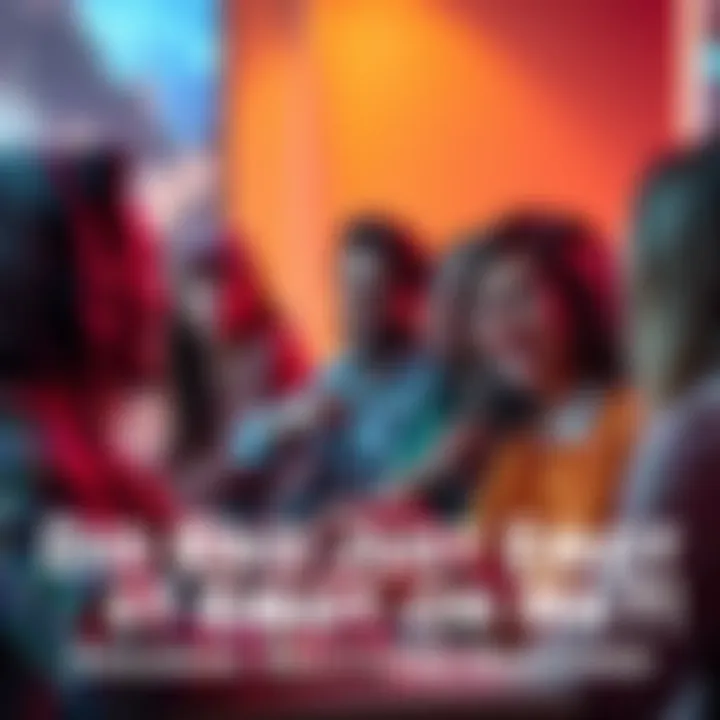 A group of people engaging in a lively digital conversation about emotions on a forum