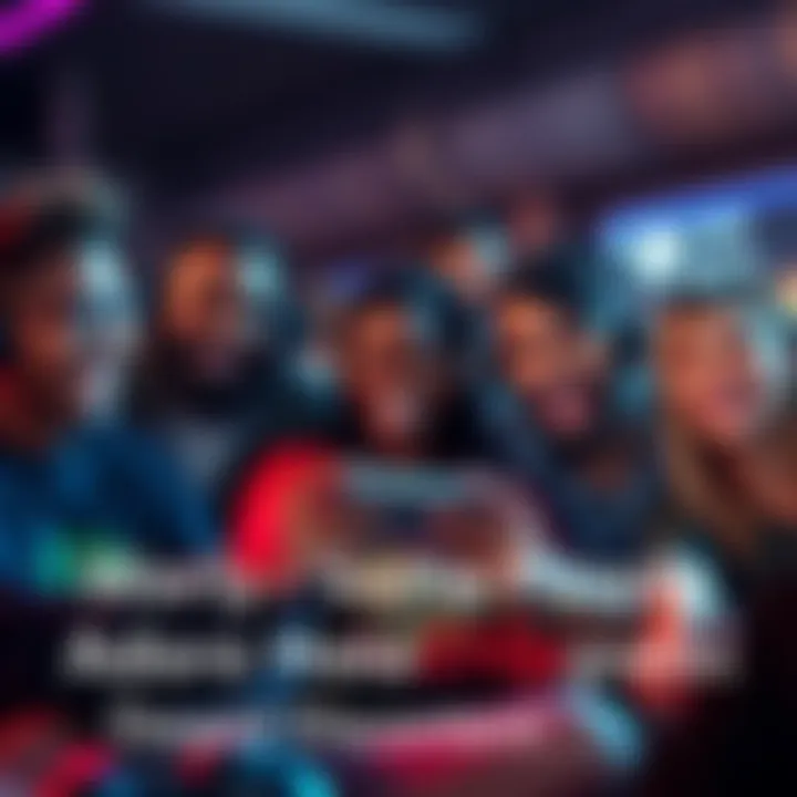 People Enjoying a Controversial Game A group of diverse gamers passionately discussing a game that has mixed reviews, showcasing their enthusiasm despite the game's unpopularity.