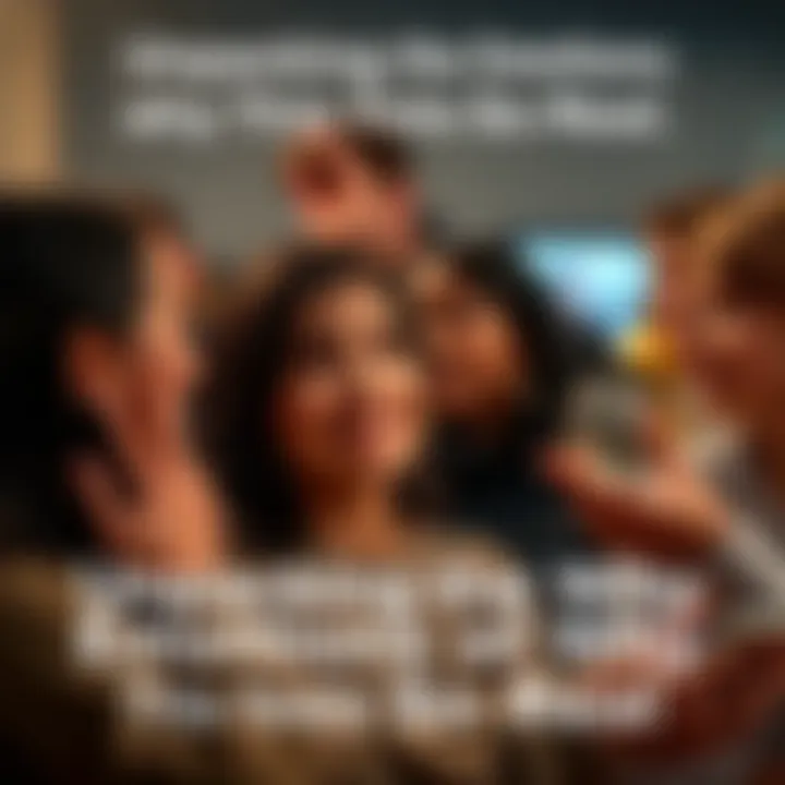 A group of people sharing heartfelt moments, showcasing authentic emotions and connections, illustrating the depth of real experiences.