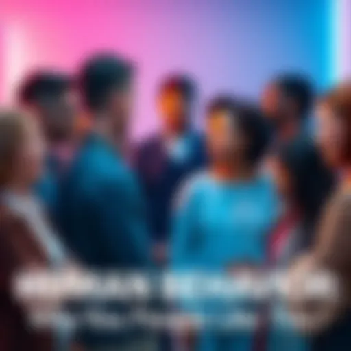 A diverse group of people engaged in conversation, showing varying emotions and expressions, illustrating human behavior.