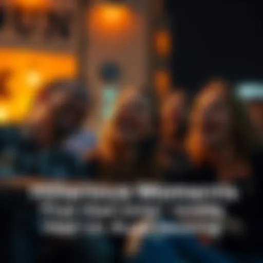 A group of friends laughing uncontrollably at a funny moment