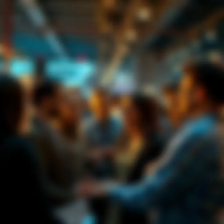 People Noticing Overlooked Details A group of people discussing important but often overlooked details in a lively conversation.