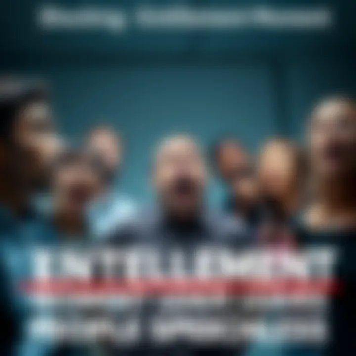 A group of people expressing shock and surprise during a discussion about entitlement