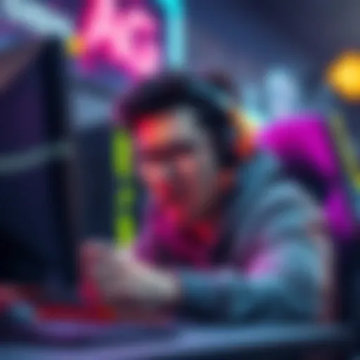 Performance Lag on Nvidia 4070 A graphic showing a frustrated gamer facing input lag on a PC with an Nvidia 4070 graphics card after an update.