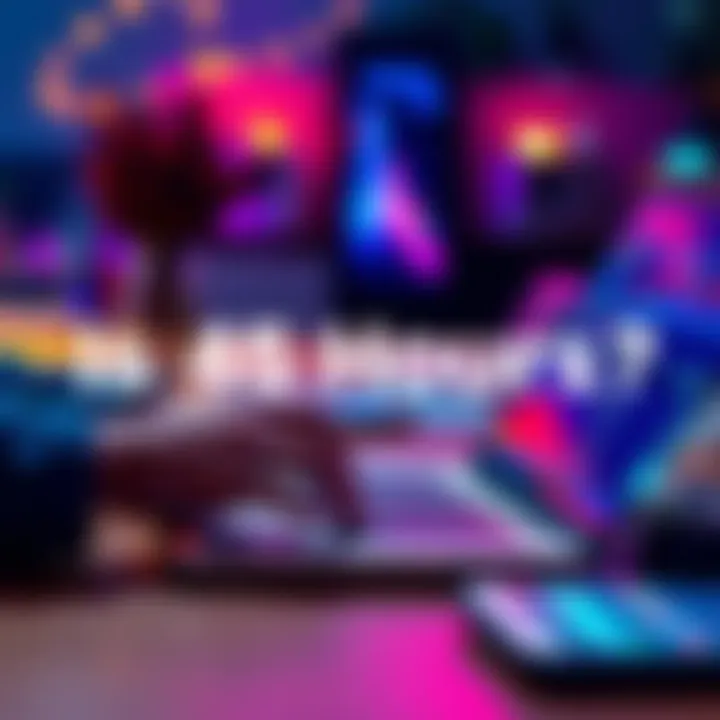 Individual analyzing performance metrics and hours spent on tasks using a laptop