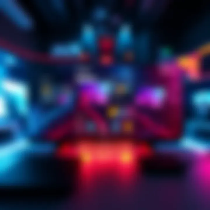 Performance Overlay Settings Change A gaming screen showing a performance overlay switching from basic to full display mode with graphics and information