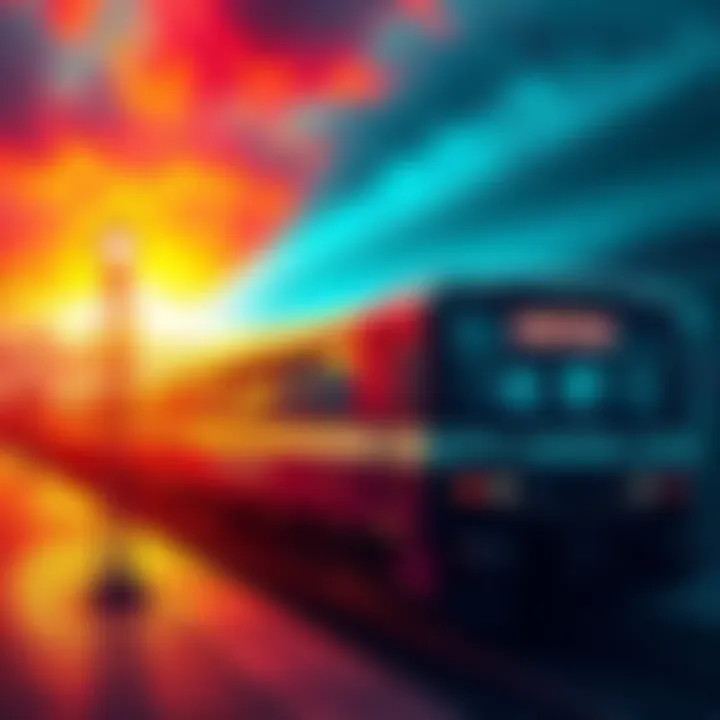 Stunning Persian cover art for the book Metro 2033 featuring vibrant colors and unique design.