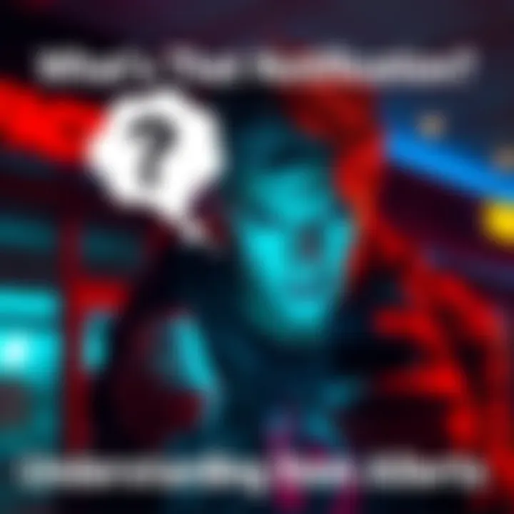 A person looking puzzled while checking their phone for item alert notifications, with a thought bubble showing question marks.